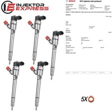 5x 0445110251 Einspritzdüse