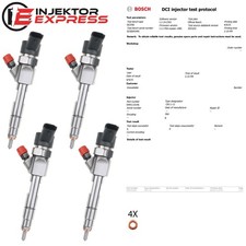 4x 0445110146 Einspritzdüse